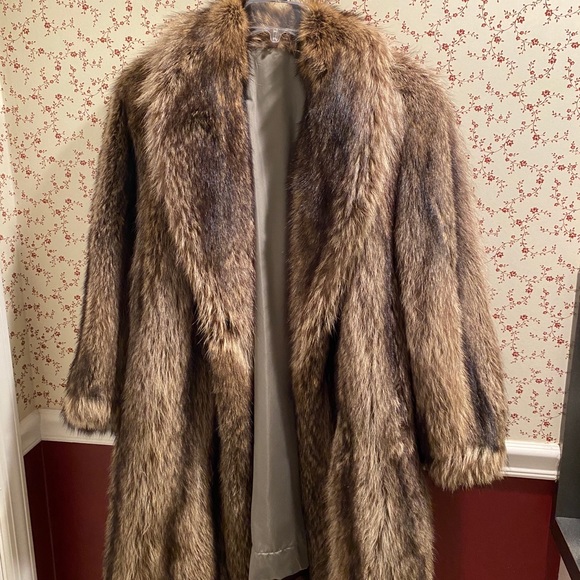 Authentic Racoon Fur Coat - Picture 5 of 6